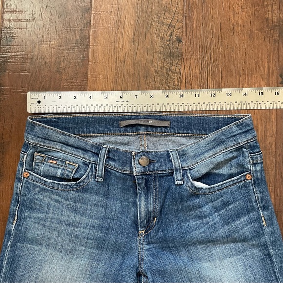 JOE’S Jeans Socialite Kicker, Elizabeth wash cropped, cuffed jeans, size W27 - Picture 5 of 13